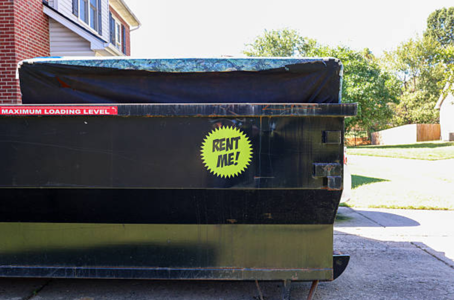 Roll-off dumpster delivered to a Lomita, CA driveway